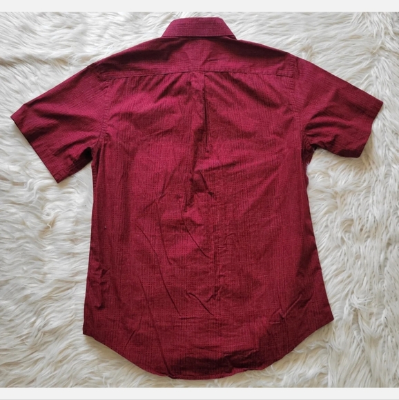 Ralph Lauren Polo Short Sleeve Button Down Shirt Red Small 15 1/2 Custom Fit. - Picture 2 of 8